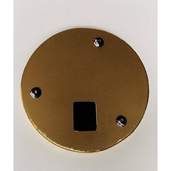 Vintage Hand Painted Porcelain Angel With Wood Base Tabletop/Mantel Centerpiece - Picture 11 of 14